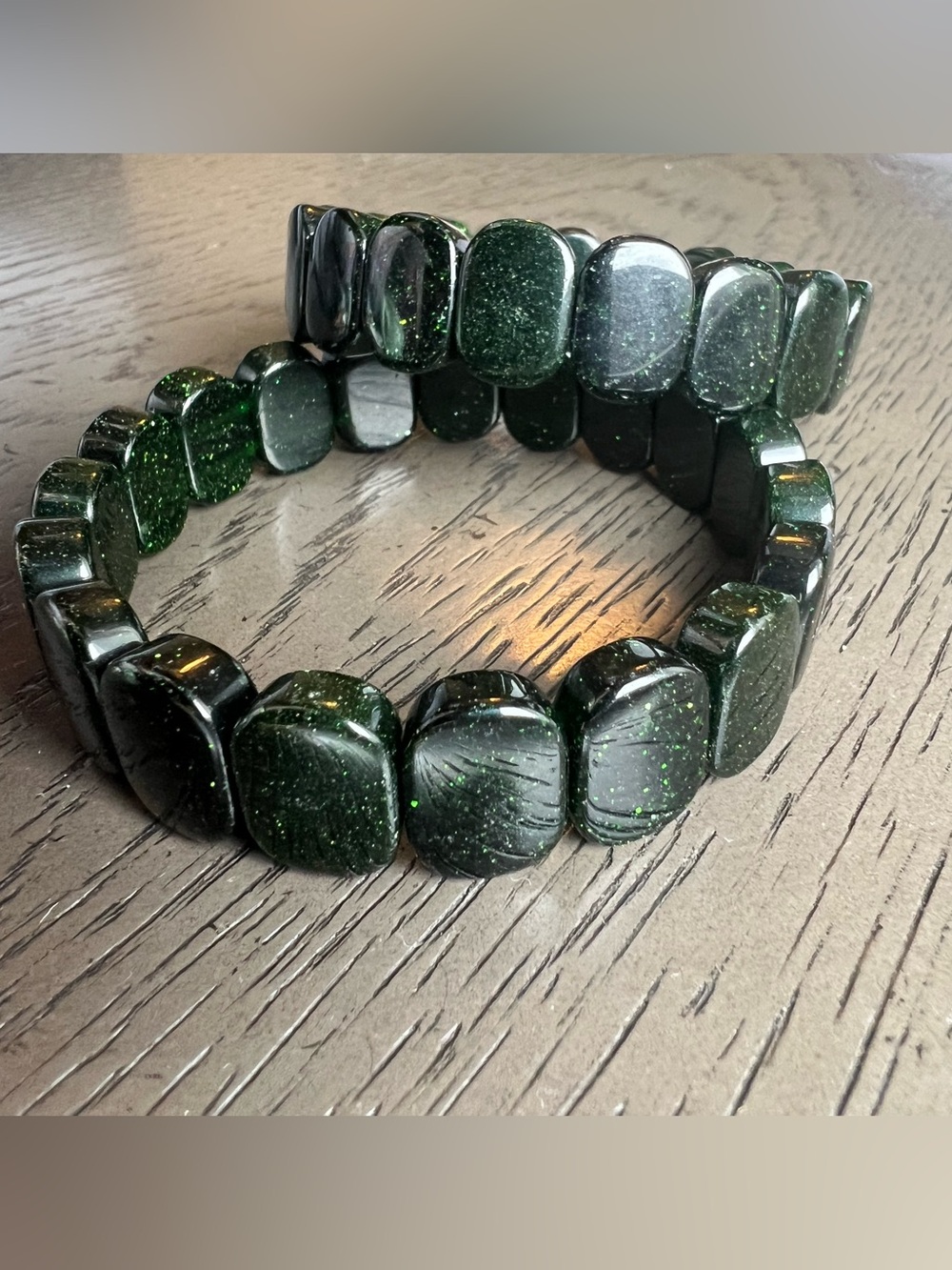 Green sandstone soft bangle SIZE 7’ ( ONE )